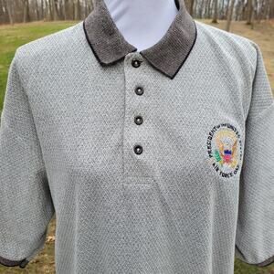 Air Force One Embroidered Pique Polo by Inner Harbor size XL
